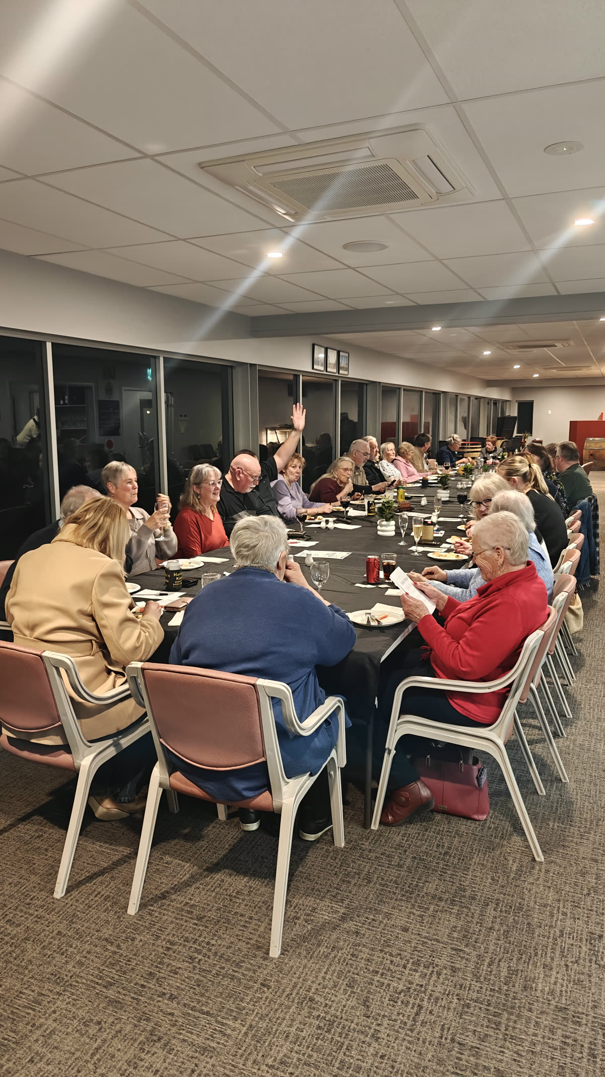 Members and guests at a sub branch dinner in the clubrooms